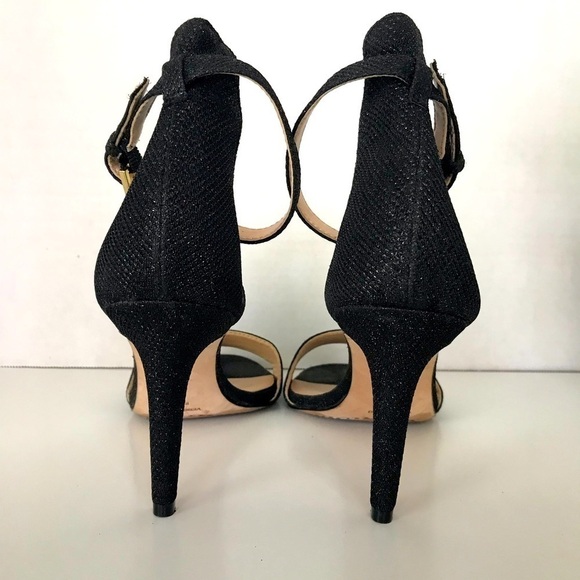 Vince Camuto Court Black Ankle Strap Sandals - Picture 5 of 14